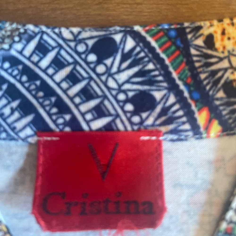 V Cristina V-Neck Sleeveless Tunic Size Large - Picture 6 of 6